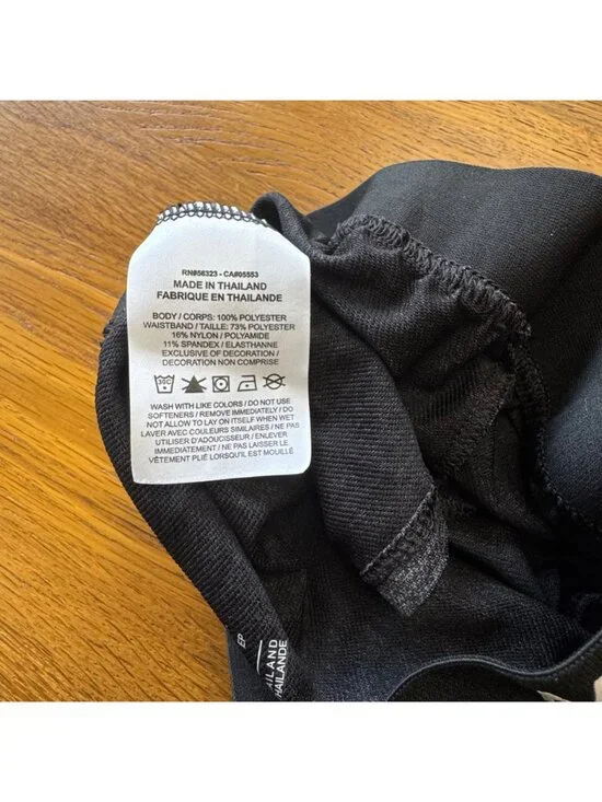 NIKE Dri-Fit Athletic Shorts Girls XS 6X Gray Logo Waistband Gym Volleyball Yoga - Picture 5 of 5